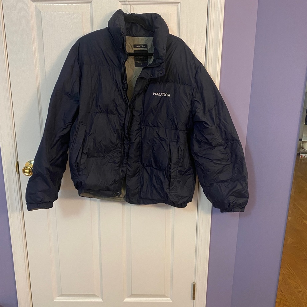 NWOT navy nautica puffer jacket
